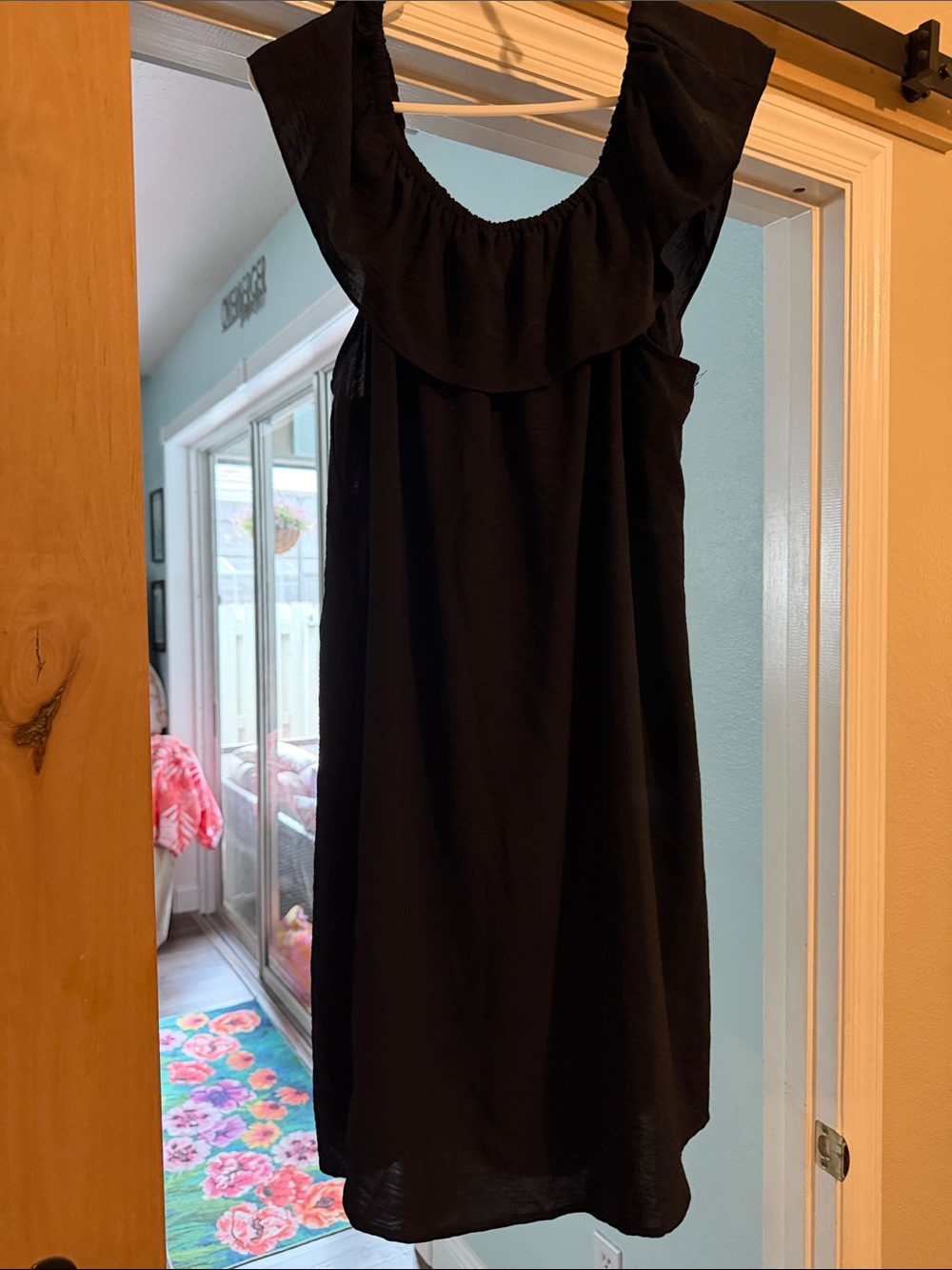 Elegant Black Off-Shoulder Dress